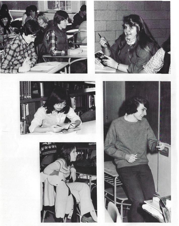 Wachusett Regional High School Class of 1980 Candids