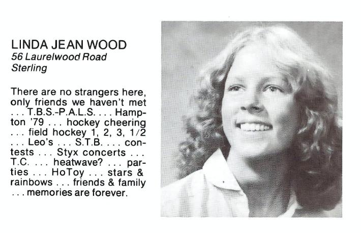 Linda Jean Wood Wachusett Regional High School Departed 12/14/1997