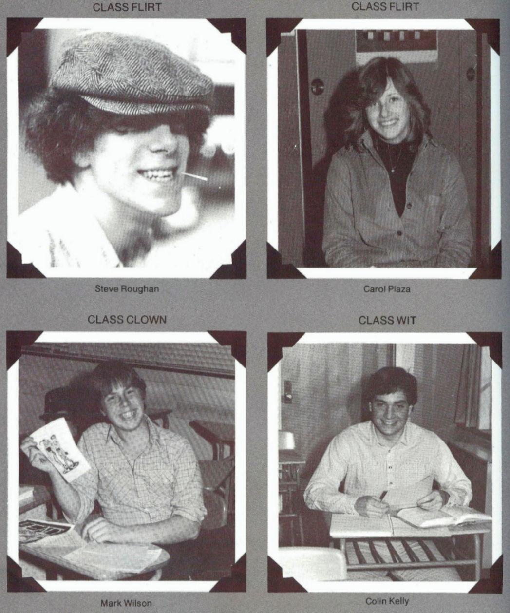 Wachusett Regional High School Class of 1980 - Steven Rohan, Carol Plaza, Mark Wilson, Colin Kelly, 